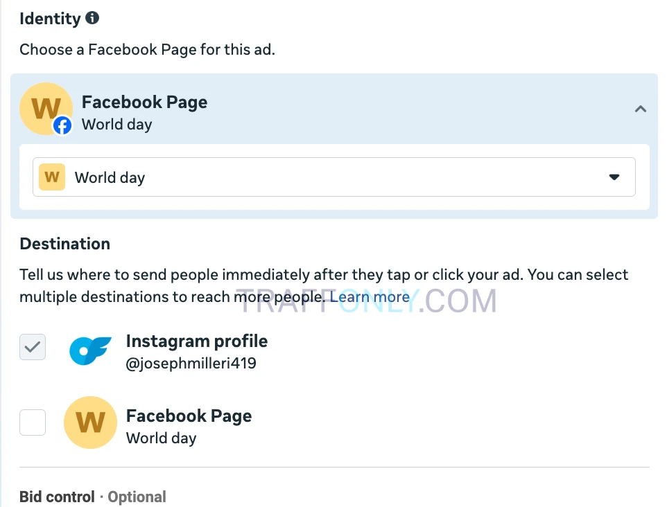 Подвязка аккаунта инстаграм в фейсбук адс 