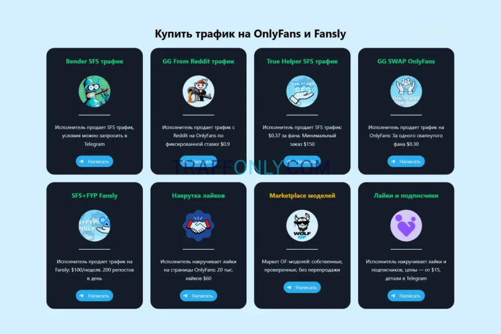 Доска объявлений OnlyFans