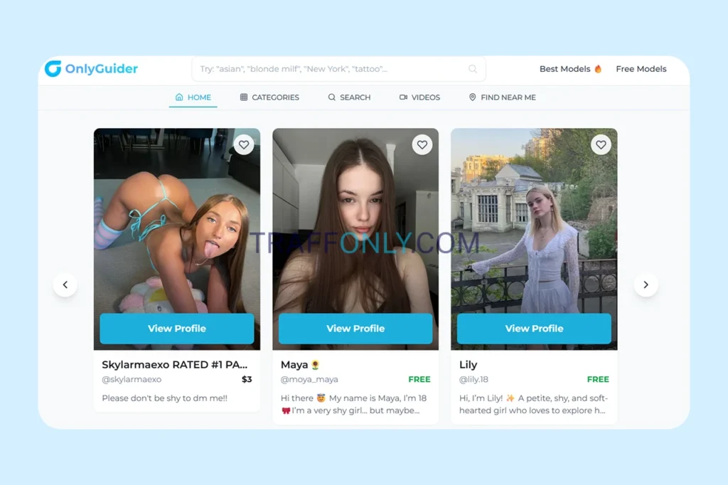 OnlyGuider трафик на OnlyFans