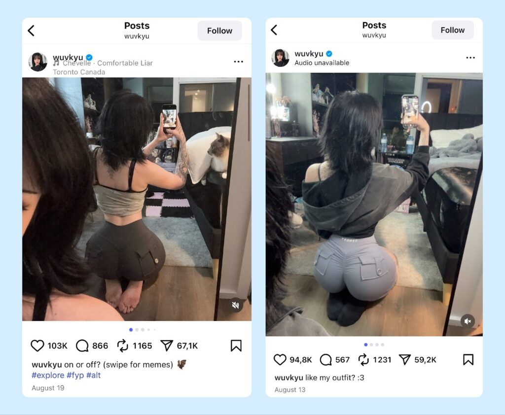 Instagram Model’s Account