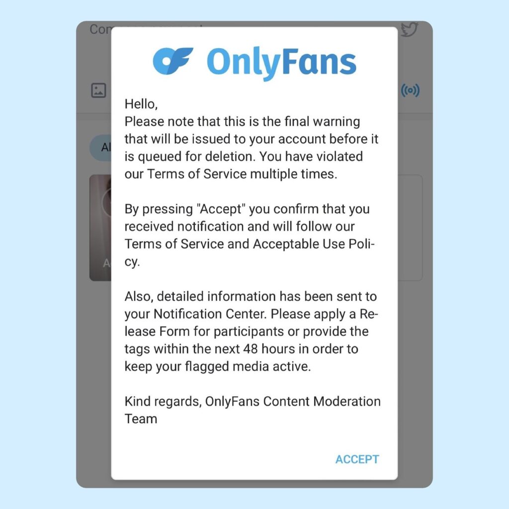 Notifications Onlyfans