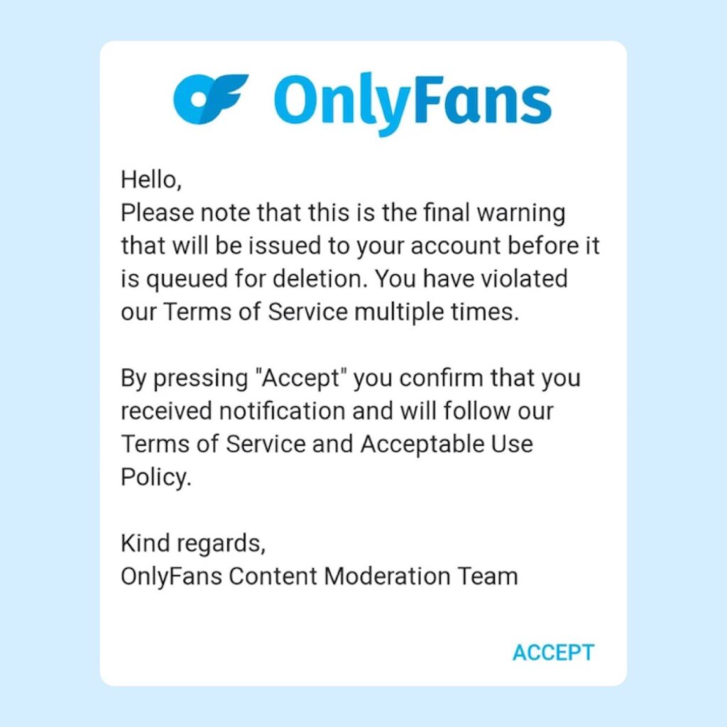 Rules OnlyFans