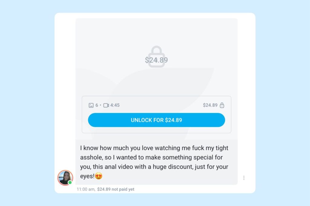 Приватные сообщения Onlyfans