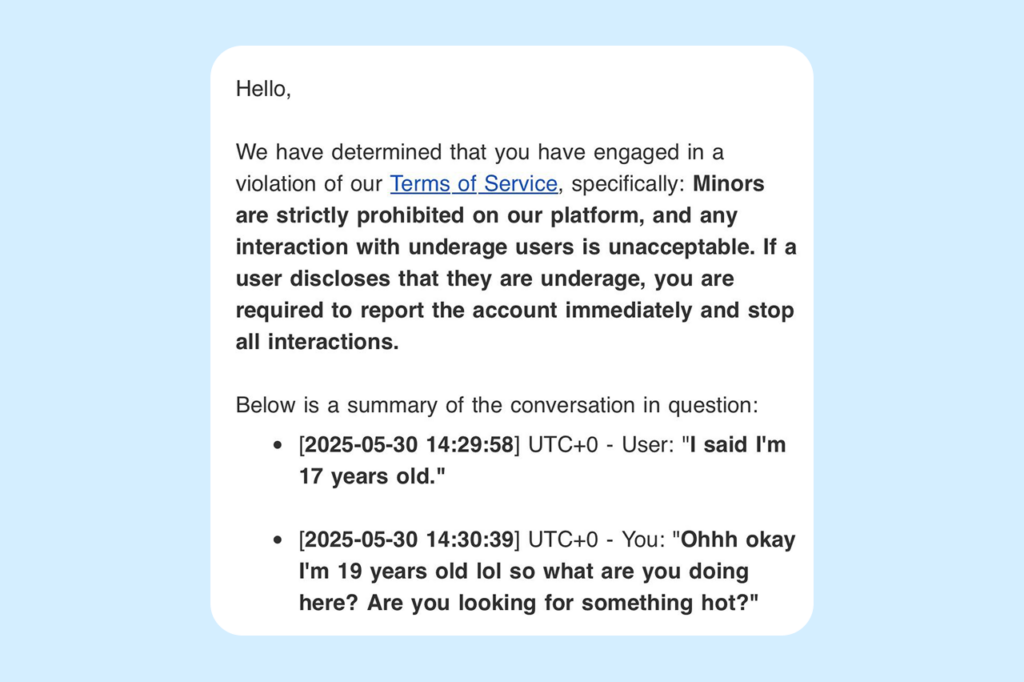 Blocked Fansly Account